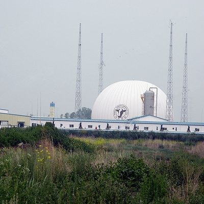 Anti Corrosion Spherical Biogas Double Membrane Gas Storage Tank For Wastewater Treatment