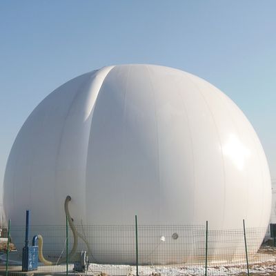 20000m3 Double Membrane Biogas Balloon Storage Free Standing 3mbar~20mbar