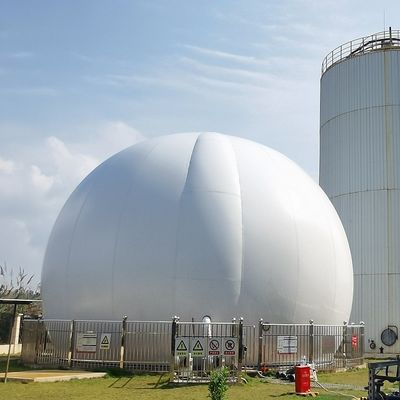 20000m3 Double Membrane Biogas Balloon Storage Free Standing 3mbar~20mbar
