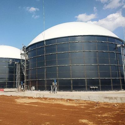 1500m3 Rim Mounted Biogas Holder Balloon With PVDF Membrane For Biogas Plant