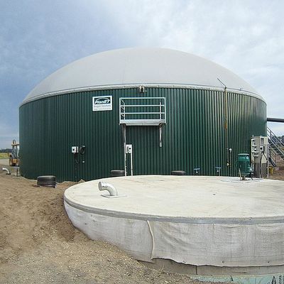 1500m3 Rim Mounted Biogas Holder Balloon With PVDF Membrane For Biogas Plant
