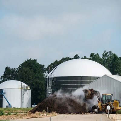1500m3 Rim Mounted Biogas Holder Balloon With PVDF Membrane For Biogas Plant