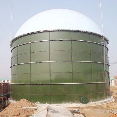 1500m3 Rim Mounted Biogas Holder Balloon With PVDF Membrane For Biogas Plant
