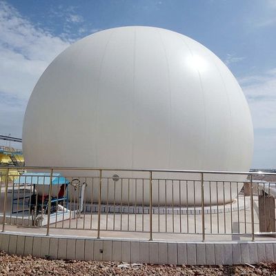 Automated Ground Mounted Double Membrane Gas Storage Tank For Cow Farm