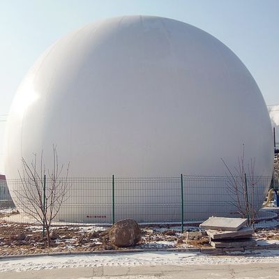 Automated Ground Mounted Double Membrane Gas Storage Tank For Cow Farm