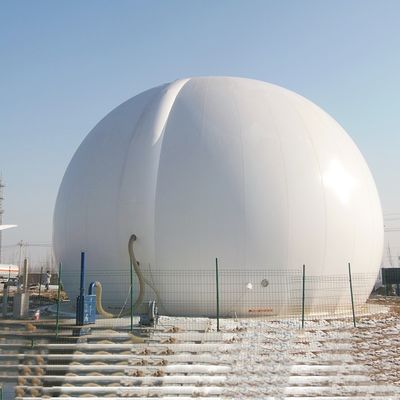 Automated Ground Mounted Double Membrane Gas Storage Tank For Cow Farm