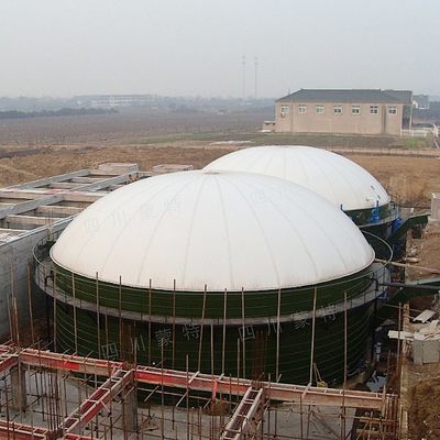 Top Mounted Double Membrane biogas gas holder For Anaerobic Digestion Plants
