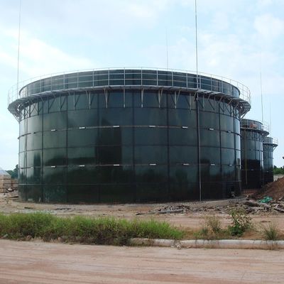 Wastewater Storage Glass Fused Bolted Steel Tanks 500000Gallons