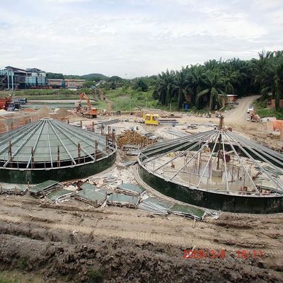 Wastewater Storage Glass Fused Bolted Steel Tanks 500000Gallons
