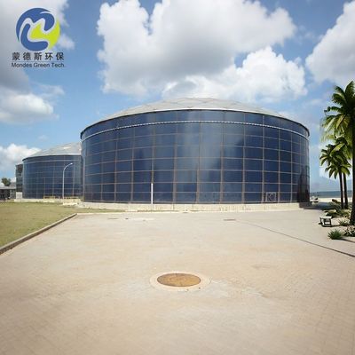 Large Glass Fused Bolted Steel Tanks Modular Design Durability For Water Management System