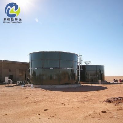 Corrosion Resistant Bolted Steel Water Storage Tanks Glass Fused Steel Tank Leak Proof