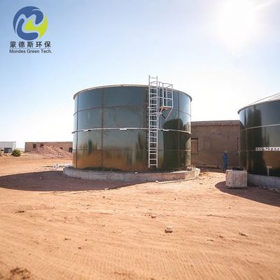 Corrosion Resistant Bolted Steel Water Storage Tanks Glass Fused Steel Tank Leak Proof