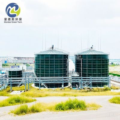 Fire Suppression Water Storage GFS Bolted Tank Dark Green Corrosion Resistance