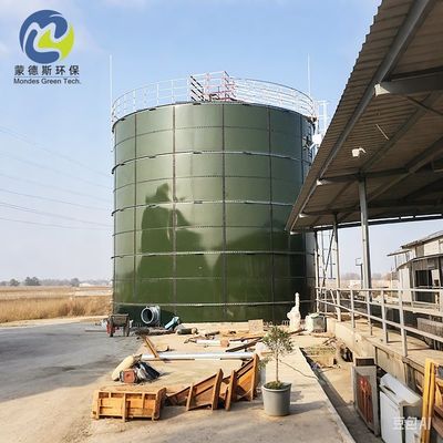 Fire Suppression Water Storage GFS Bolted Tank Dark Green Corrosion Resistance