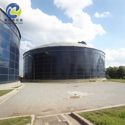 3000m3 Glass Fused Bolted Steel Tanks Palm Oil Storage Tank Robust Design