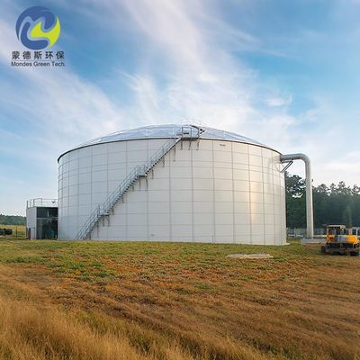 Customized GFS Glass Lined Bolted Steel Tanks For Drinking Water Storage Zero Leakage