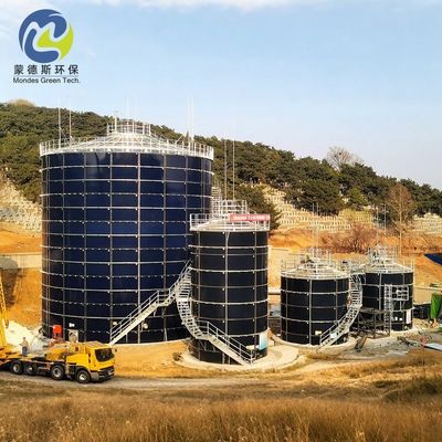 Smooth Commercial Industrial Bolted Steel Tanks For Municipal Water Projects