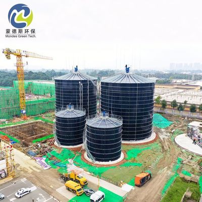 Smooth Commercial Industrial Bolted Steel Tanks For Municipal Water Projects