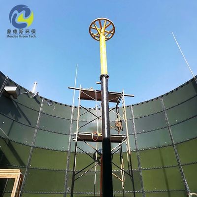 Juice Industry Bolted Steel Water Storage Tanks Safety Glass Fused Waste Water Treatment