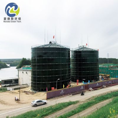 double coating 6.0 Mohs Hardness Glass Lined Bolted Steel Tanks Impact Resistant Bolted Water Tank