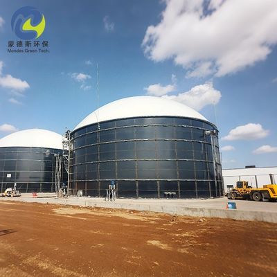 Steel Bolted Panel Tanks Customizable RAL5013 Cobalt Blue Color For Chemical Industry