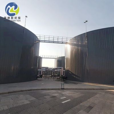 Steel Bolted Panel Tanks Customizable RAL5013 Cobalt Blue Color For Chemical Industry