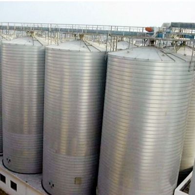 Bulk 5000m3 Mondes Spiral Steel Silo Galvanized Steel Grain Silo Storage Life Span 20-50 Years