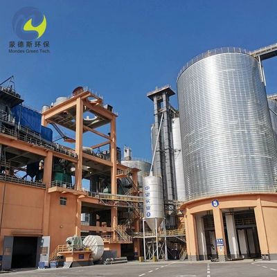 2-4 mm Agricultural Farm Spiral Steel Silos For Grain Storage Corrosion Resistance Animal Feed Silo