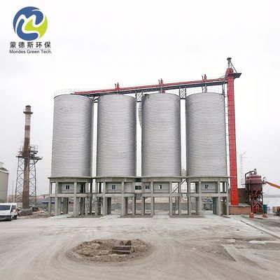 2mm-6mm Customized Capacity Galvanized Grain Silo Spiral Agricultural Farm Silos