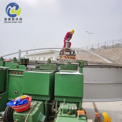 27KW Lipp Steel Plate Silo Roll Forming Machine For Industrial Storage Tank Making Machine