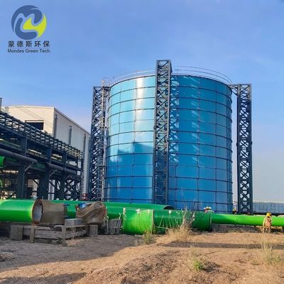 Epoxy FBE Coated Bolted Water Storage Tanks For Waste Water Solutions NFPA 22  API 12B Standards