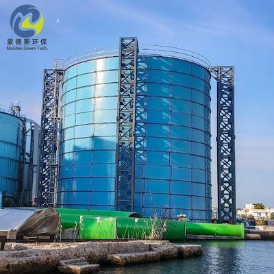 Epoxy FBE Coated Bolted Water Storage Tanks For Waste Water Solutions NFPA 22  API 12B Standards