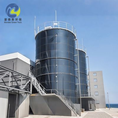 Hygienic Design Epoxy Bolted Steel Water Storage Tanks For Food Processing Industry