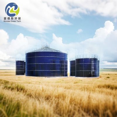 Hygienic Design Epoxy Bolted Steel Water Storage Tanks For Food Processing Industry