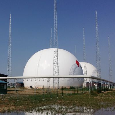 Double Membrane Biogas Holder Balloon Weatherproof For Agricultural Industrial Residential