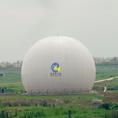 Free Standing Biogas Balloon Dual Membrane 2000m3 For Energy Generation