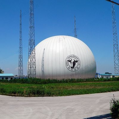 Free Standing Biogas Balloon Dual Membrane 2000m3 For Energy Generation