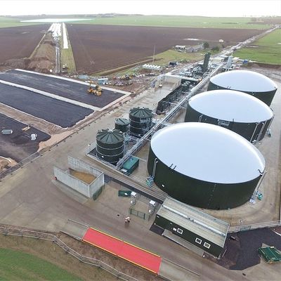 3mbar~20mbar 500m3 Dual Membrane Biogas Storage Balloon Spherical Shape For Biogas Plant