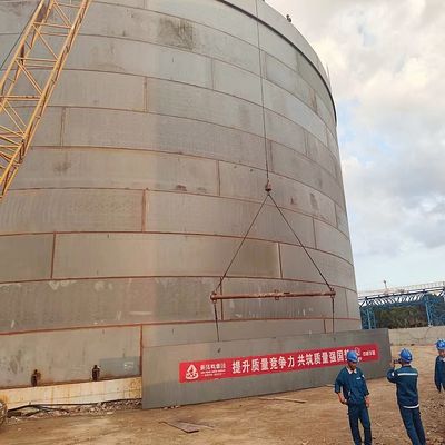 Above Ground Waste Welded Oil Storage Tanks / 100000m³ Steel Welded Tanks API 650