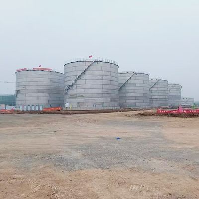 Above Ground Waste Welded Oil Storage Tanks / 100000m³ Steel Welded Tanks API 650