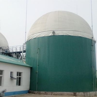 Double Membrane Biogas Storage Tanks Uv Resistant  With Auto Control
