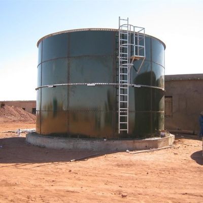 50Sqm To 10000Sqm Enamel Coated Biogas Storage Tank As Fermenter Anti Corrosion