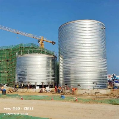 Large Drinking Water Bolted Storage Tanks Lipp Tank Clad Steel With Robust Construction