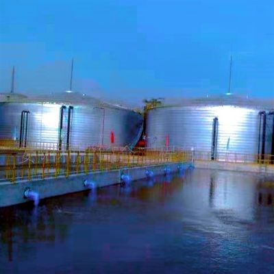 Dual Seam System Biogas Storage Tank Anti Corrosion For Industrial Waste Water