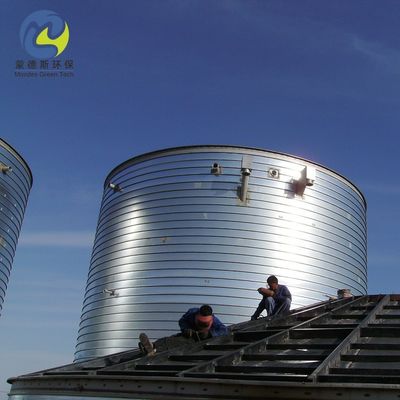 Stainless Steel Lipp Tanks Edible Oil Storage Tank Cylindrical Shape Above Ground Installation