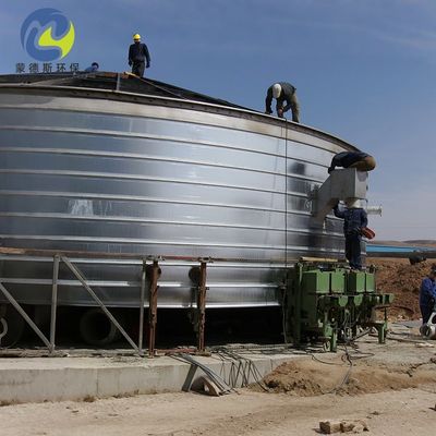 Stainless Steel Lipp Tanks Edible Oil Storage Tank Cylindrical Shape Above Ground Installation