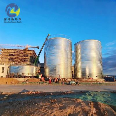 Stainless Steel Lipp Tanks Edible Oil Storage Tank Cylindrical Shape Above Ground Installation
