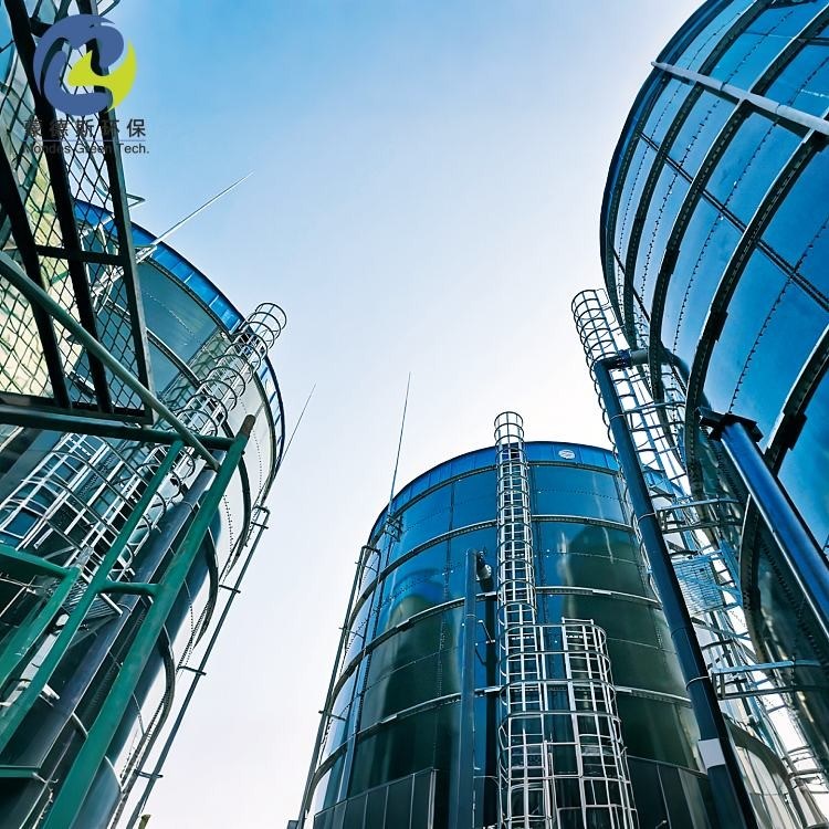 NSF/ANSI 61 Municipal Bolted Steel Tanks Corrosion Resistance With Glass Fused To Steel Coating