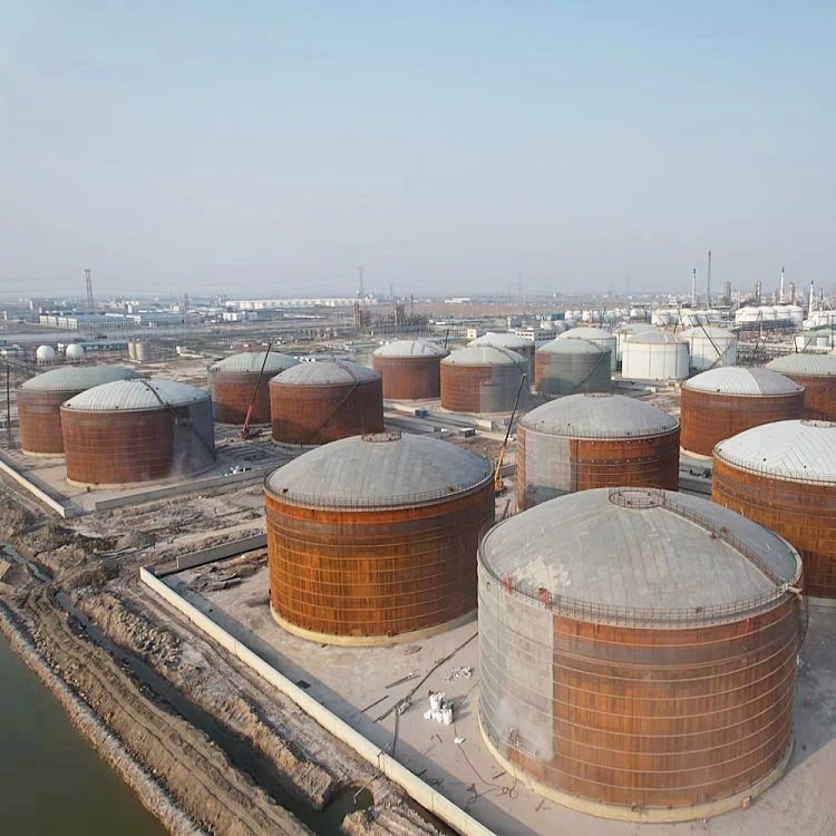 Above Ground Waste Welded Oil Storage Tanks / 100000m³ Steel Welded Tanks API 650