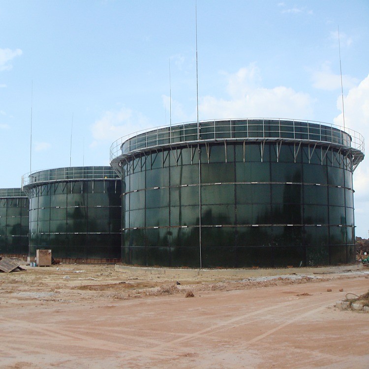 Wastewater Storage Glass Fused Bolted Steel Tanks 500000Gallons